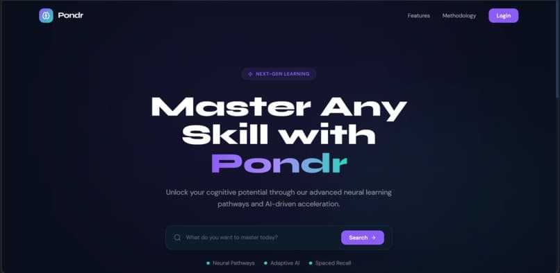 Pondr (1st Place @ HackAI 2026) thumbnail